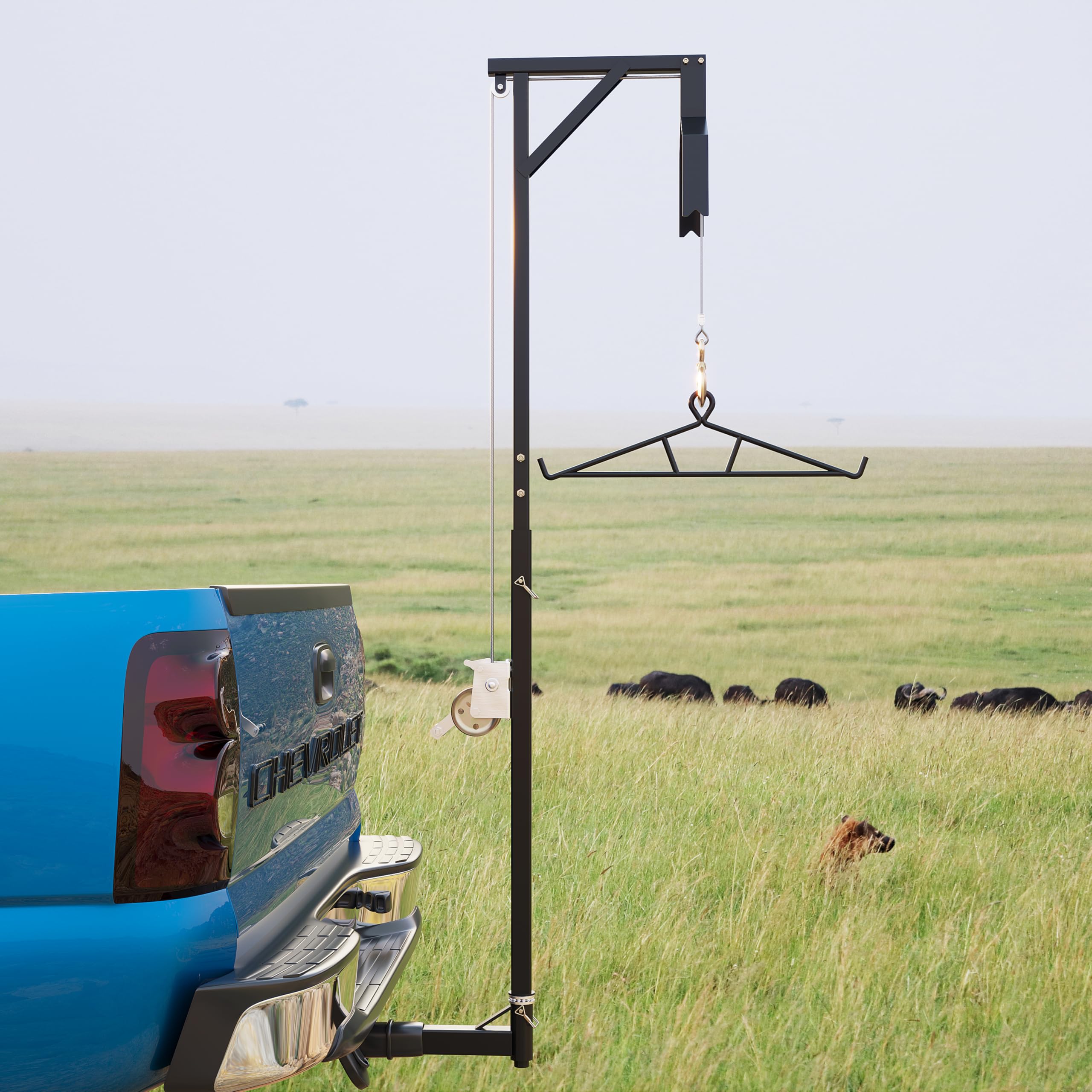 Designed for a 2 inch receiver hitch