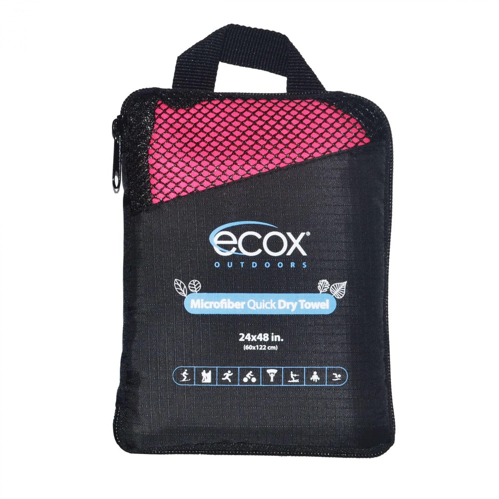 Ecox Outdoors fast-drying microfiber fabric close-up