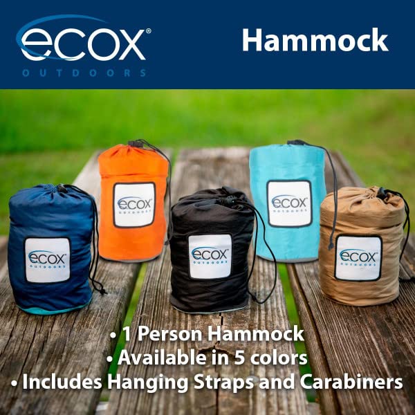 ecox tree straps demonstrate secure hanging for stable hammock setup.