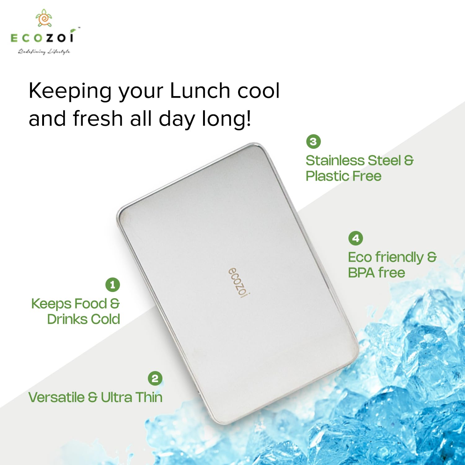 ecozoi durable steel construction shown for long-lasting use.