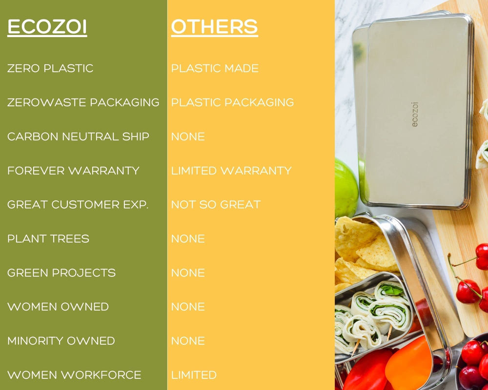 ecozoi easy-clean lunch chillers ready for dishwasher-safe care.
