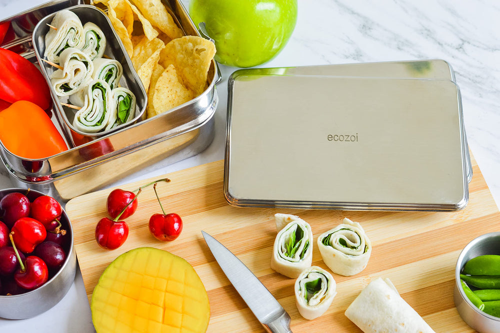 ecozoi lunch chillers close-up demonstrates clean, reusable cooling for lunch bags.