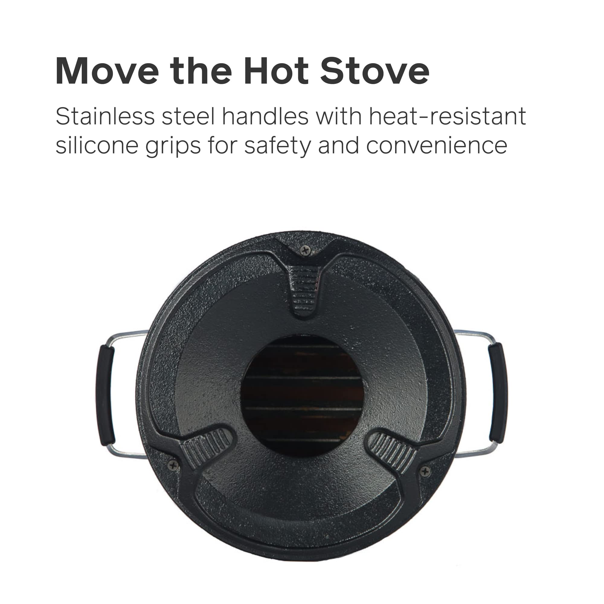 EcoZoom Rocket Stove vertical-chamber-emissions highlights reduced smoke and higher fuel efficiency.