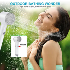 Ecumavin unit's waterproof ABS body withstands rain for outdoor use.