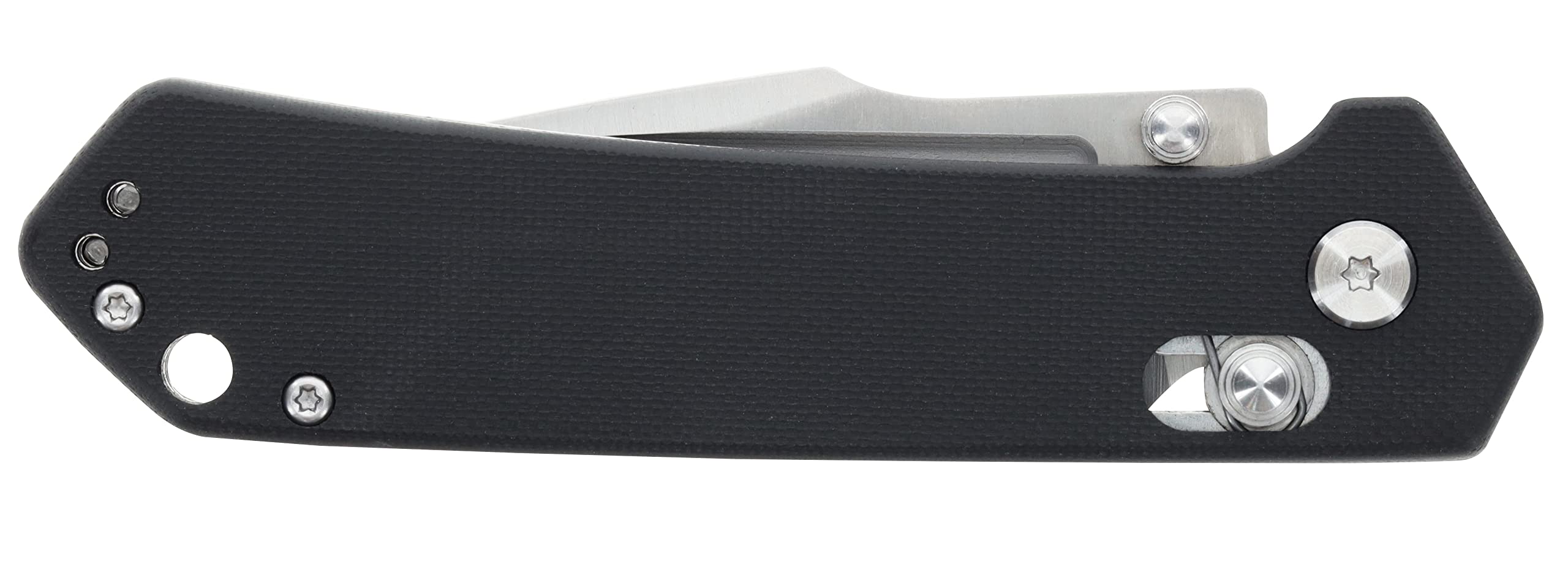 Black G10 handle on Schrade Delta Class Divergent