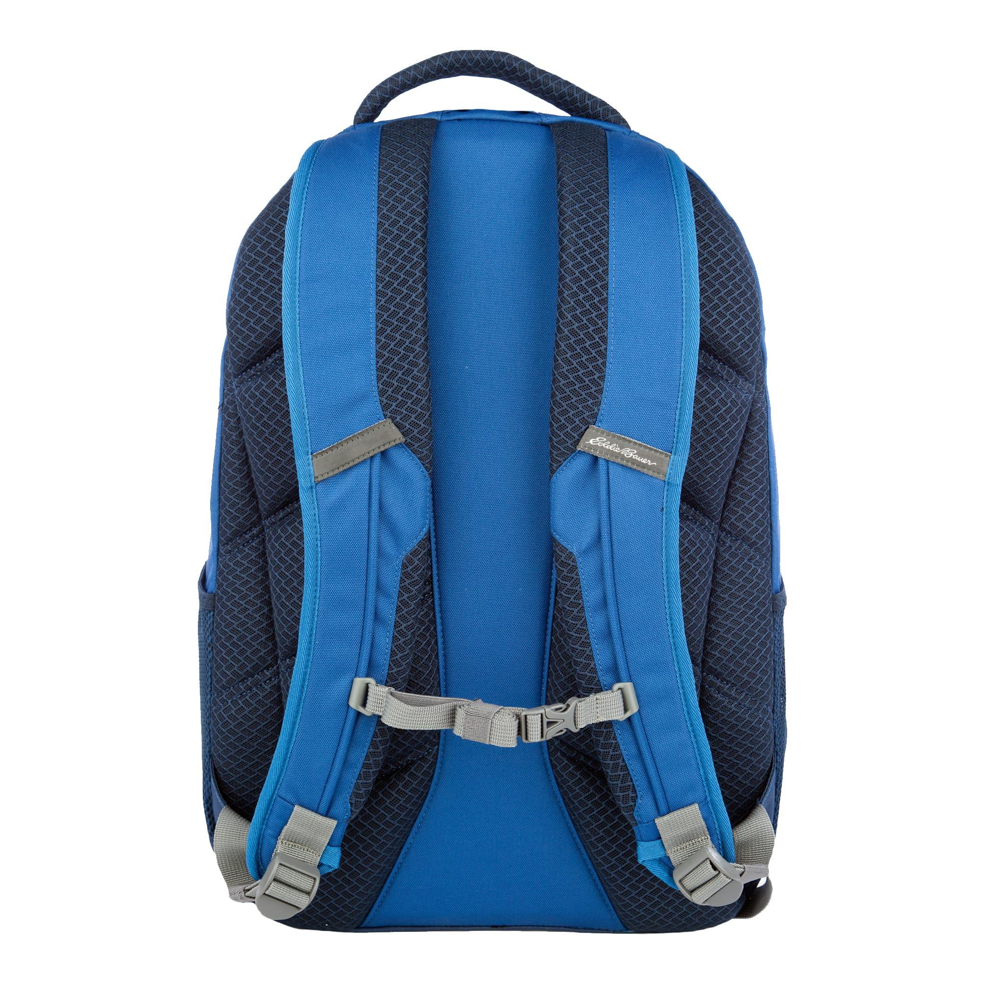 Eddie Bauer Adventurer 25L water bottle pockets keep hydration within reach.