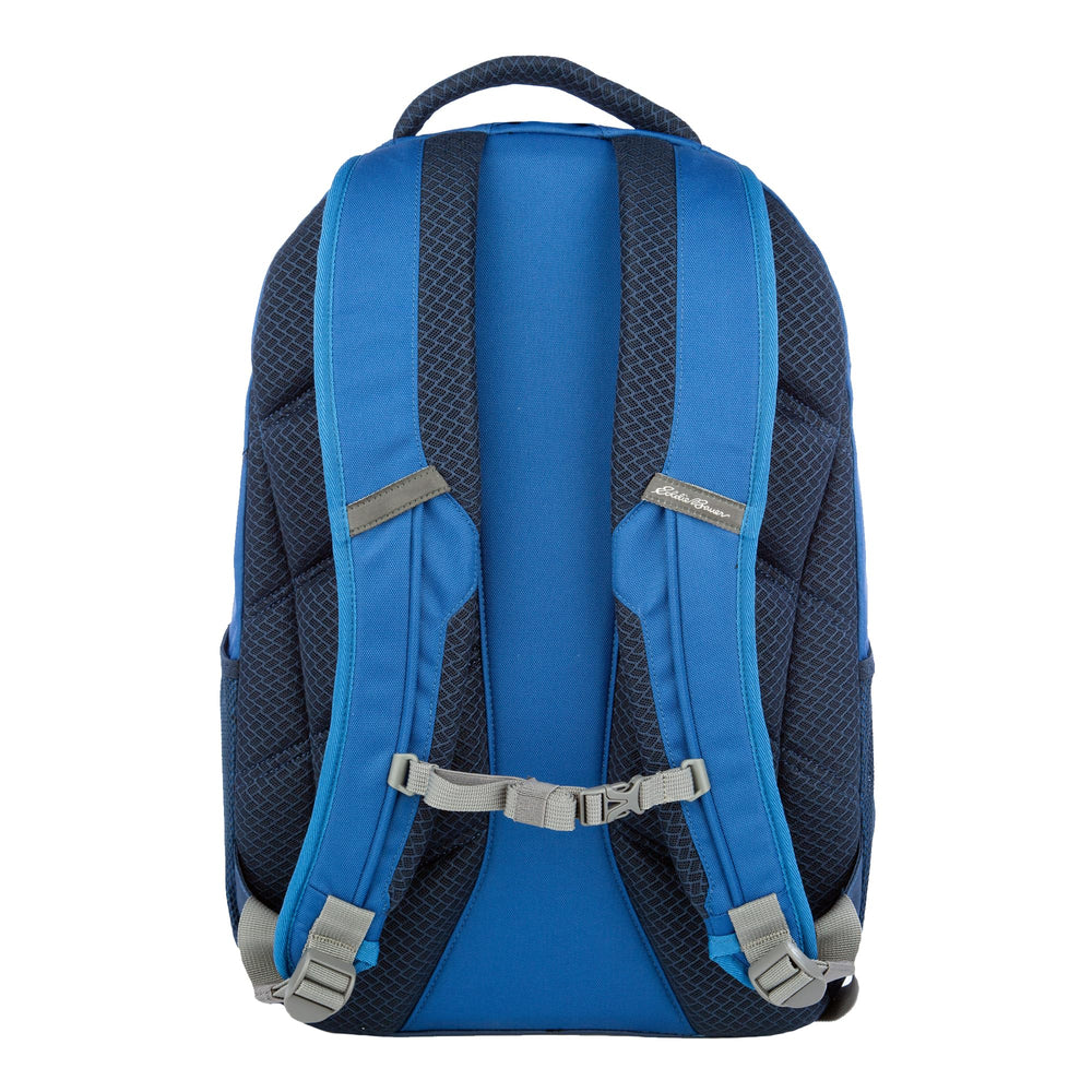 Eddie Bauer Adventurer 25L water bottle pockets keep hydration within reach.