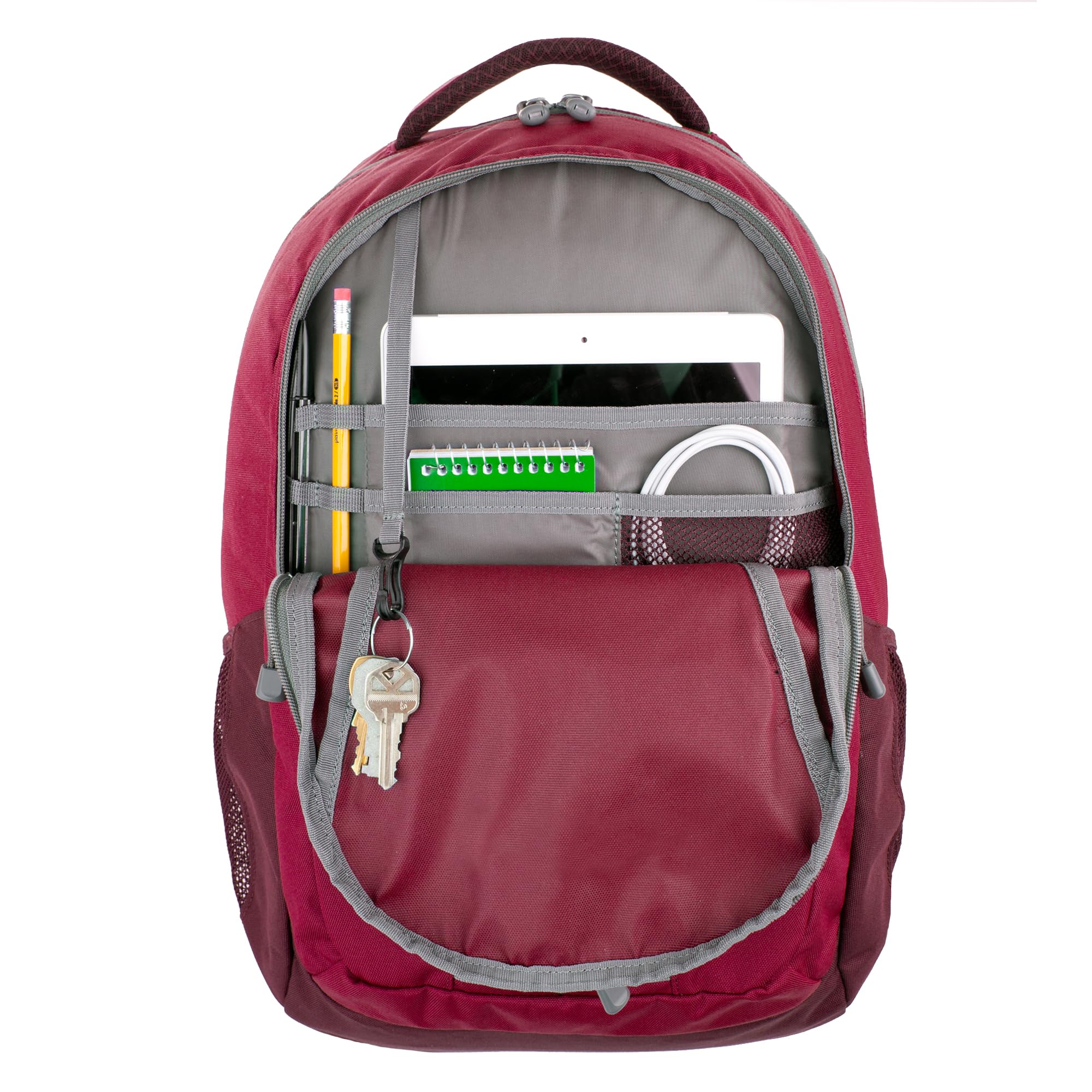 Eddie Bauer Adventurer backpack water bottle pockets for easy hydration on outdoor adventures.