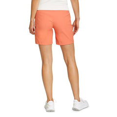 Eddie Bauer Rainier Short Plus side view highlights secure cargo pocket for essentials