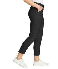 Eddie Bauer women's UPF 50+ Horizon pant back view with secure pockets for essentials