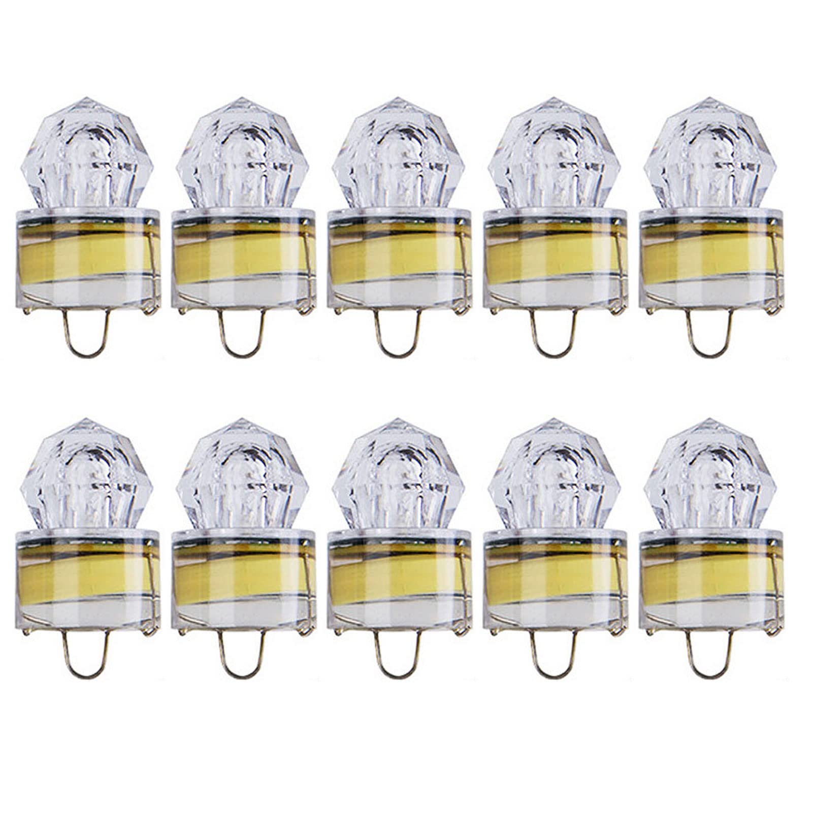 Edearkar 10-pack underwater fishing lights