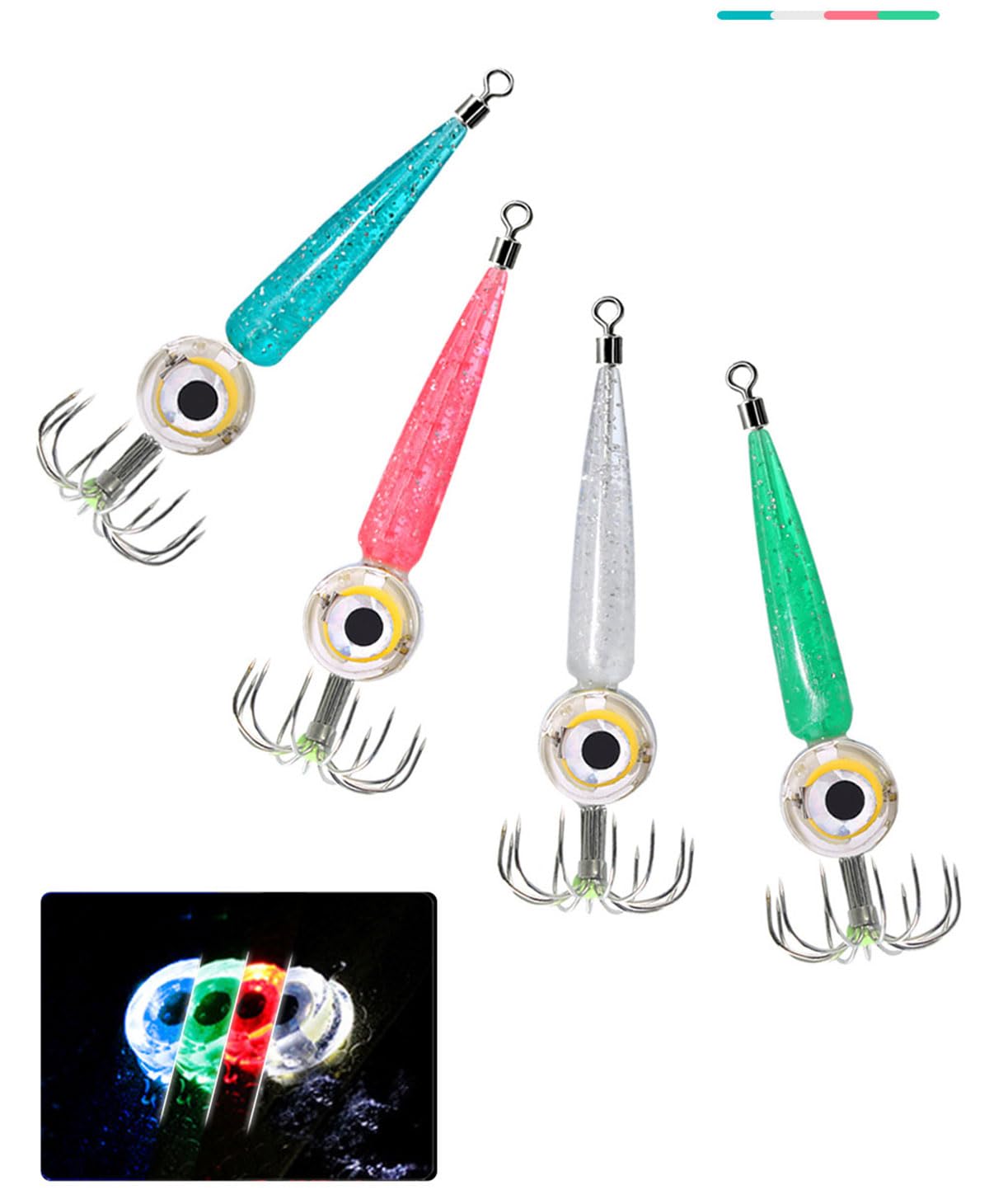 Edearkar LED lure light 4-pack packaging