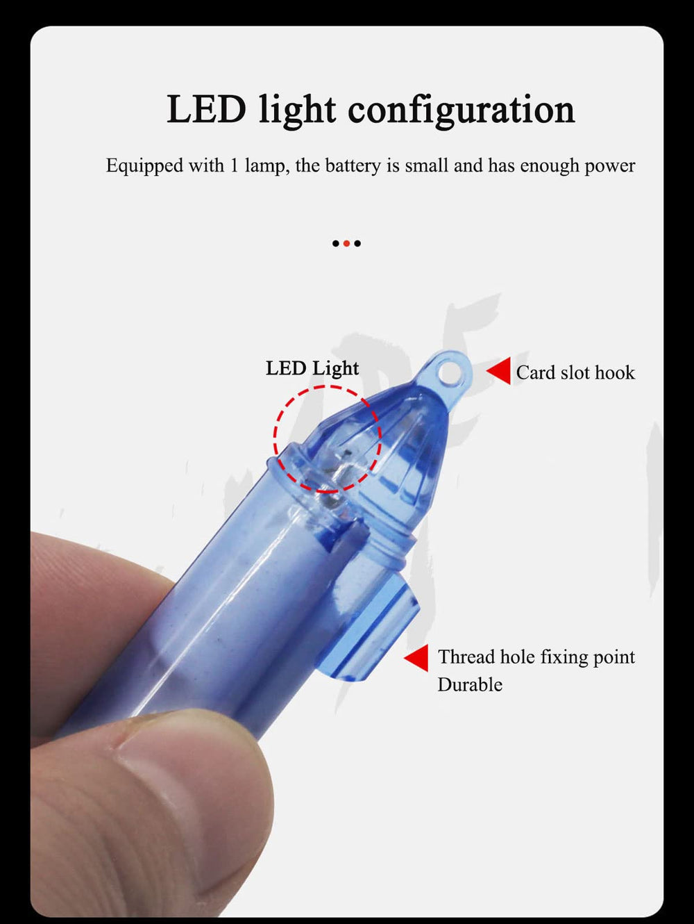 Waterproof fishing light housing with anti-pressure design