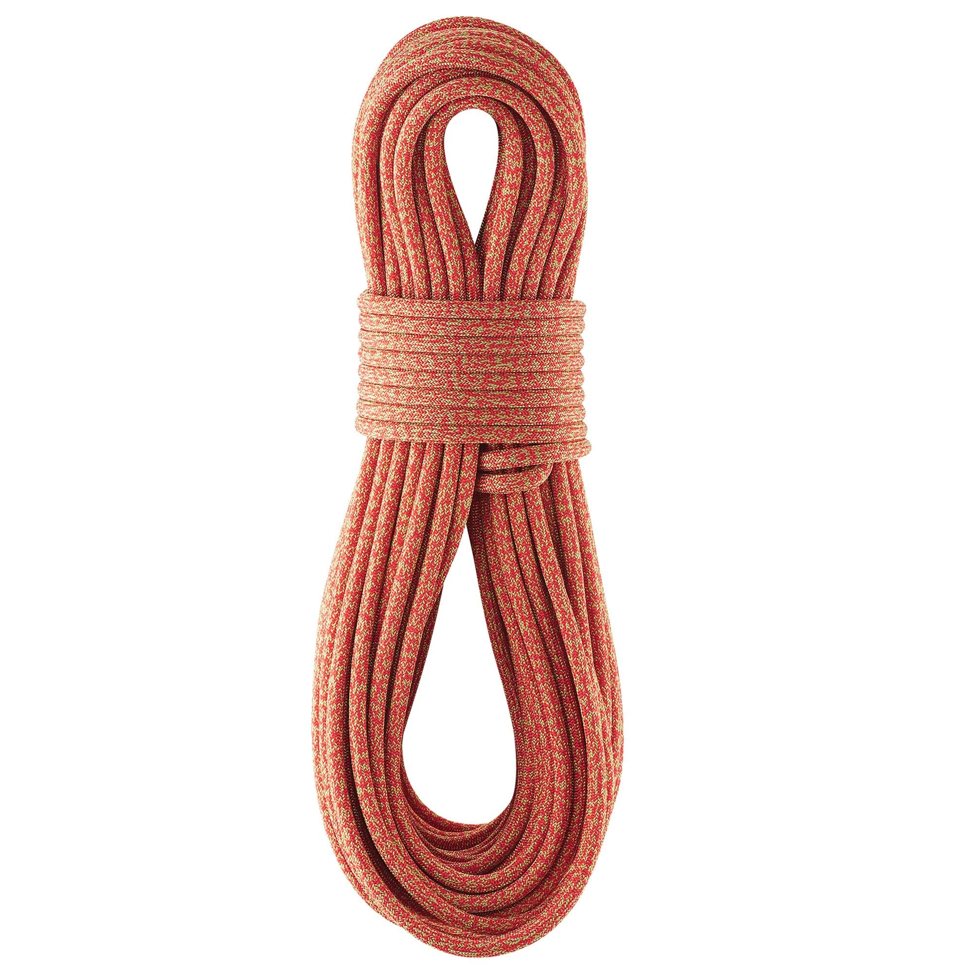 EDELRID Boa Gym 9.8mm rope, red/green product shot for gym leads and smooth handling