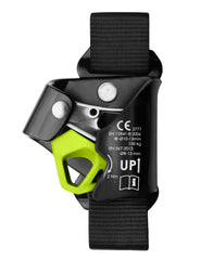 EDELRID Chest Cruiser Night front view highlighting modular grip on iced ropes