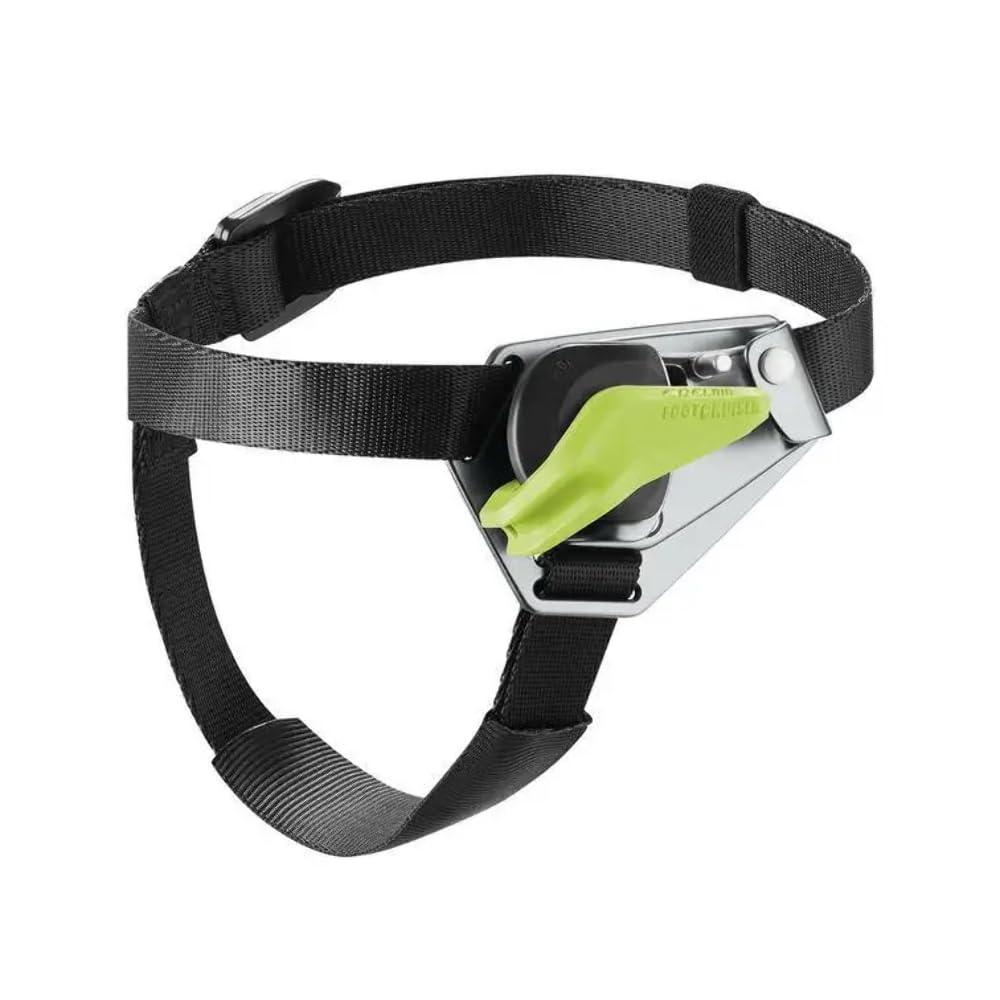 EDELRID Foot Cruiser Right with rope safety device prevents accidental release.
