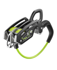 Edelrid Giga Jul easy-release for quick partner pickup during ascent