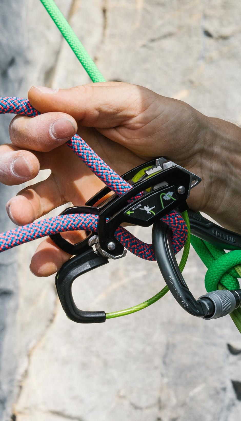 Edelrid Giga Jul rope-compatibility for 7.1–10 mm doubles