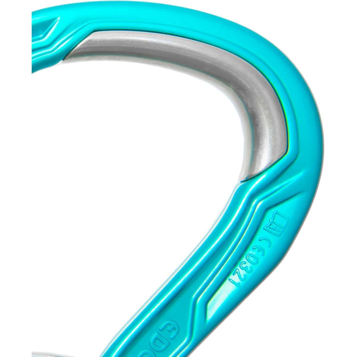EDELRID HMS Bulletproof carabiner triple-lock in use reduces rope wear.