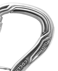 EDELRID steel insert reduces wear from rope friction and bolt hangers