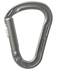 Edelrid HMS Strike Slider Slate carabiner with locking gate for secure clipping