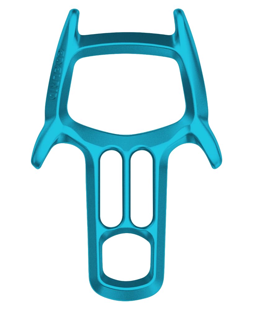 EDELRID Mago 8 Icemint descender for precise abseil speed on thin ropes