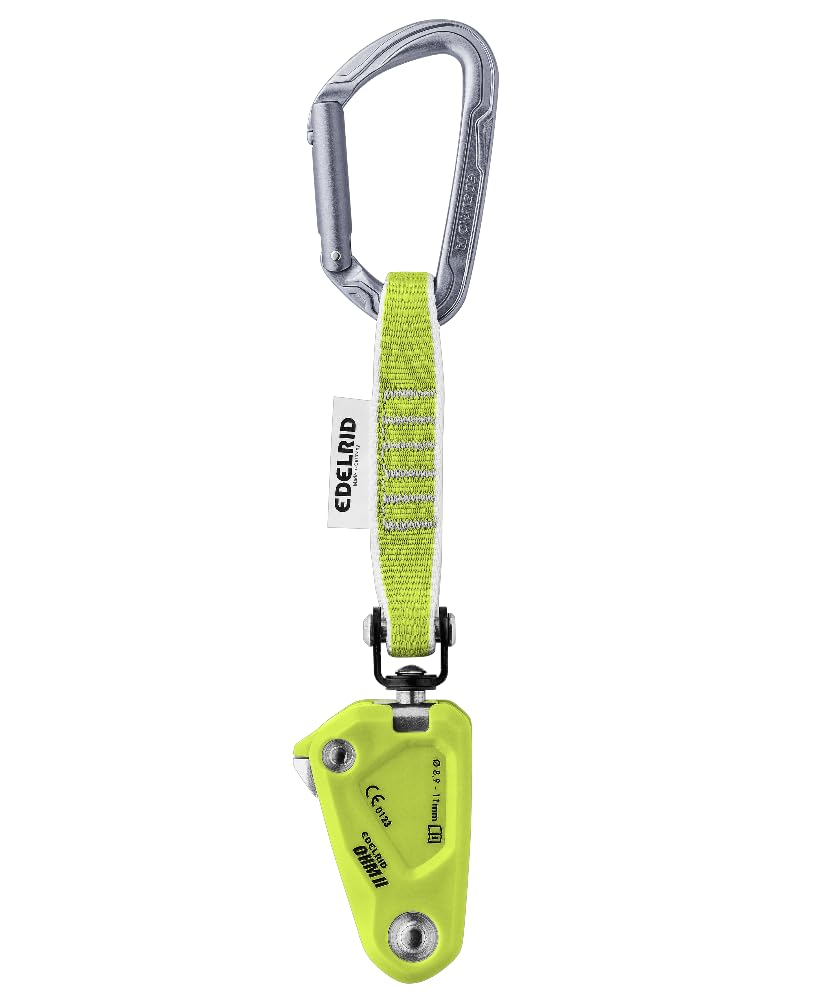 EDELRID Ohm II fuse device easier draining when heavier loads are involved