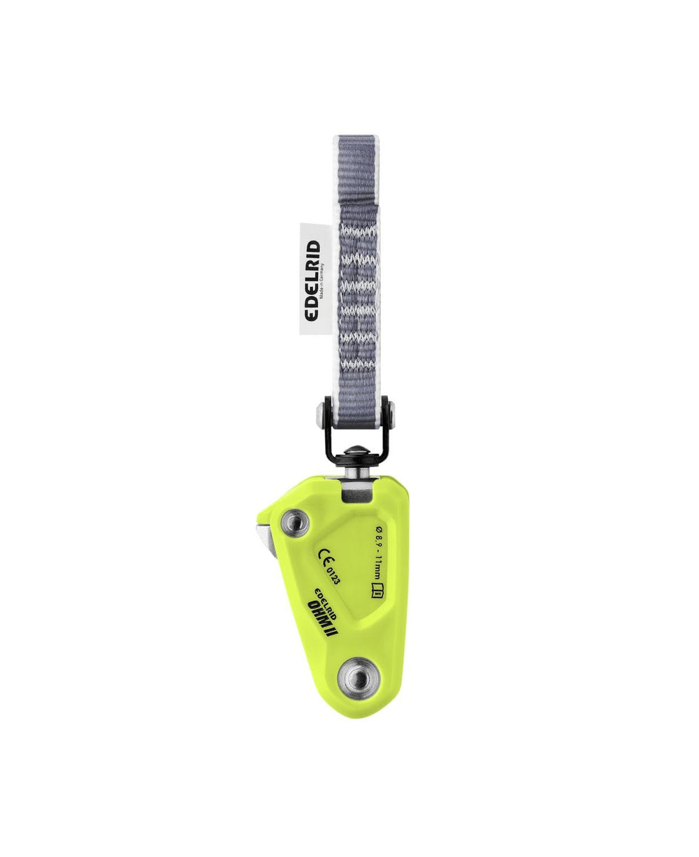 EDELRID Ohm II easy-loading design simplifies setup and cleaning after sessions.