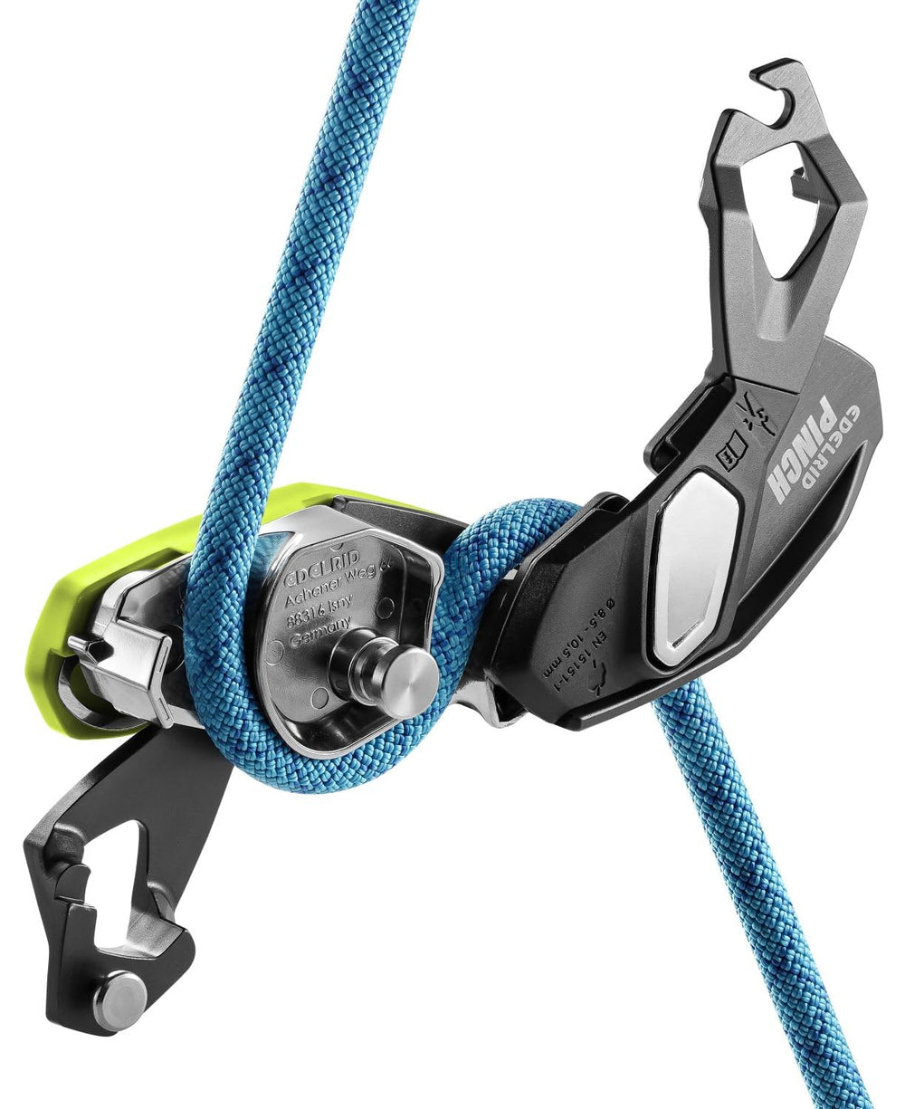 EDELRID Pinch built from steel and aluminum for durable performance.