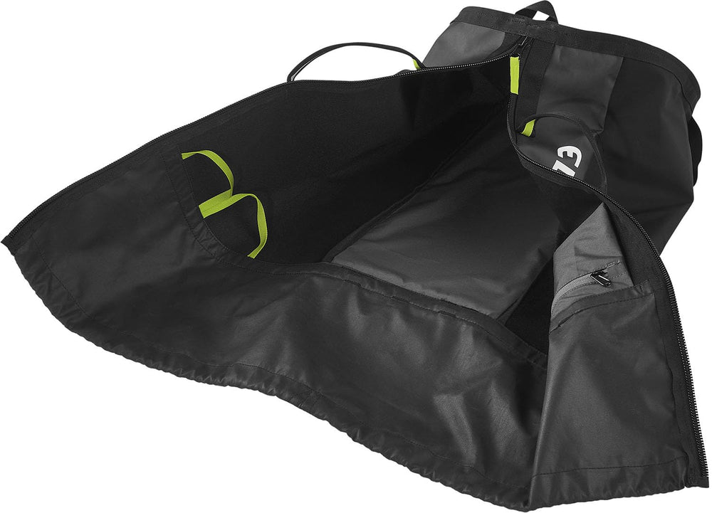EDELRID Pit backpack rope exterior attachment with fifi hook for external rope carry.