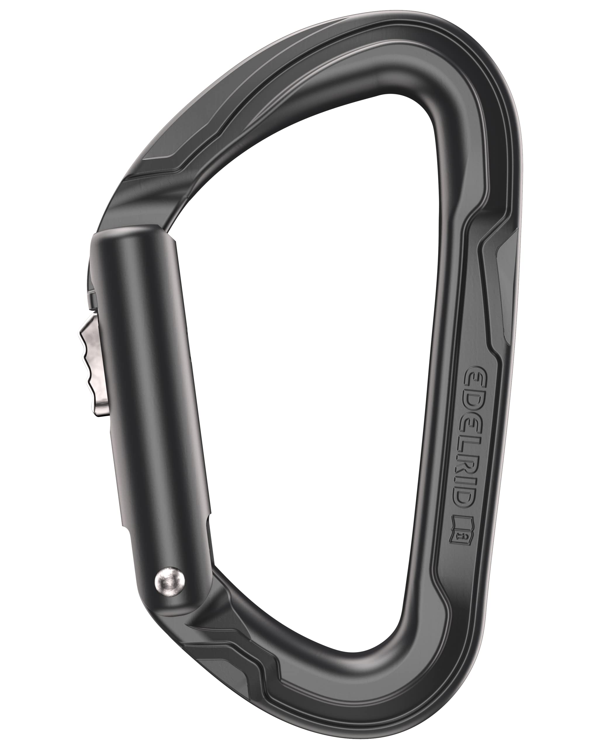 edelrid Pure Slider close-up of slide gate for quick clipping on challenging routes