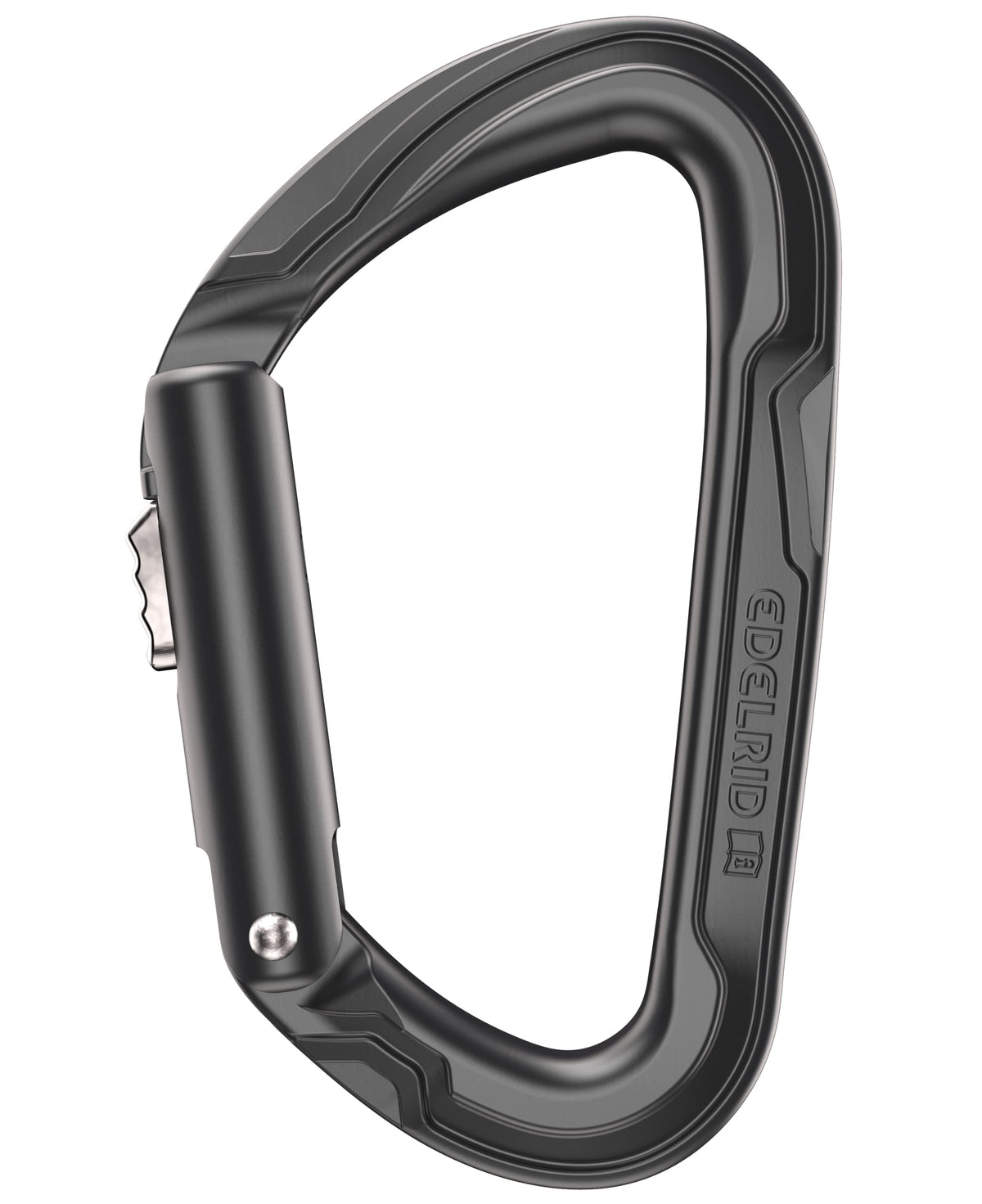 edelrid Pure Slider close-up of slide gate for quick clipping on challenging routes