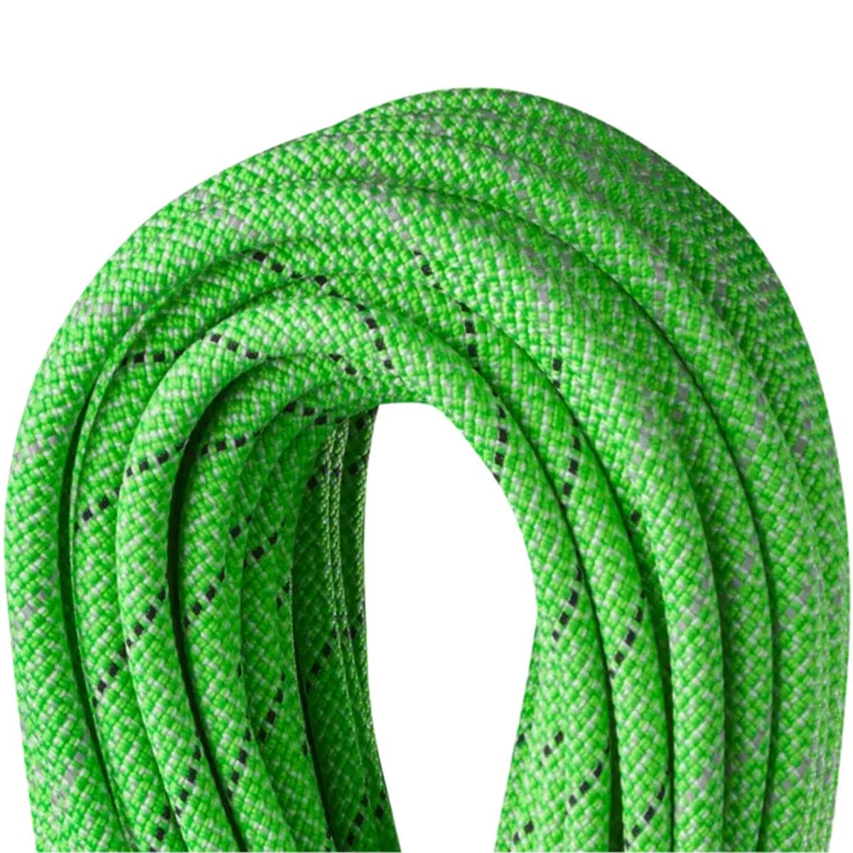 Edelrid Eco Dry DuoTec rope showing thermo shield handling for smooth grip
