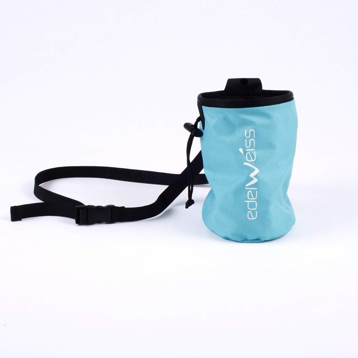 Edelweiss Chalk Bag Mint with drawstring closure for secure chalk on the go