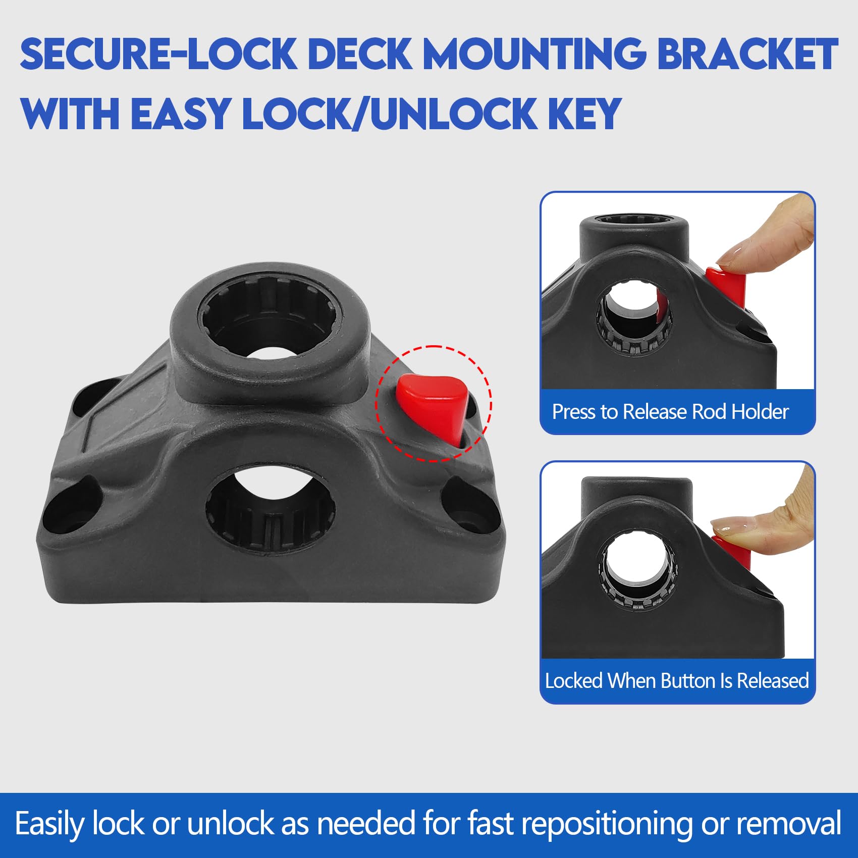 Fiber-reinforced nylon construction of the EDSRDPLT #2001 bracket