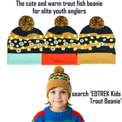 EDTREK Elite Youth Country Hat crown and camo brim detail with water-repellent finish