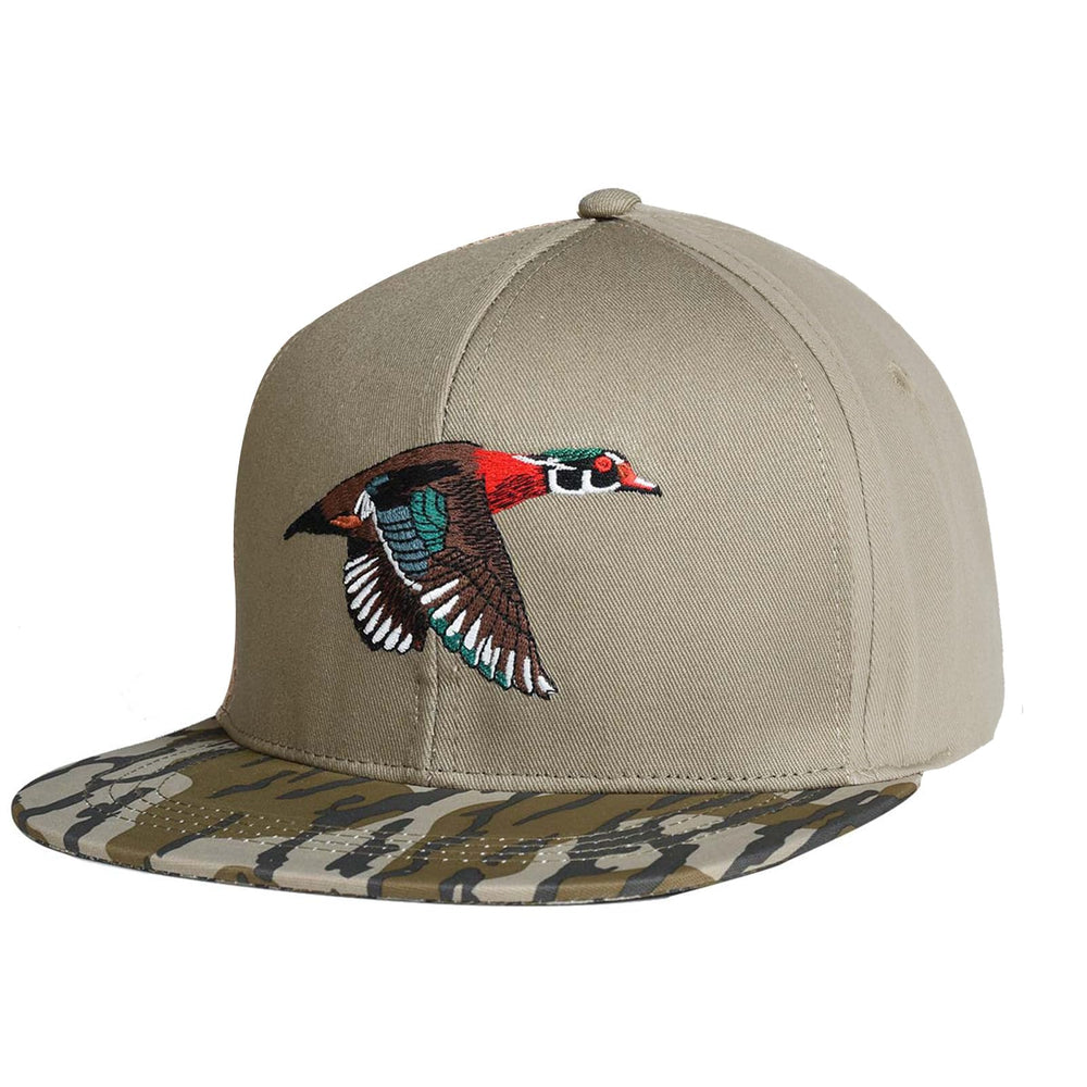 EDTREK Elite Youth Country Hat front view featuring wood duck embroidery for outdoor adventures