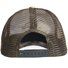 Mesh back panel for airflow on EDTREK performance hat