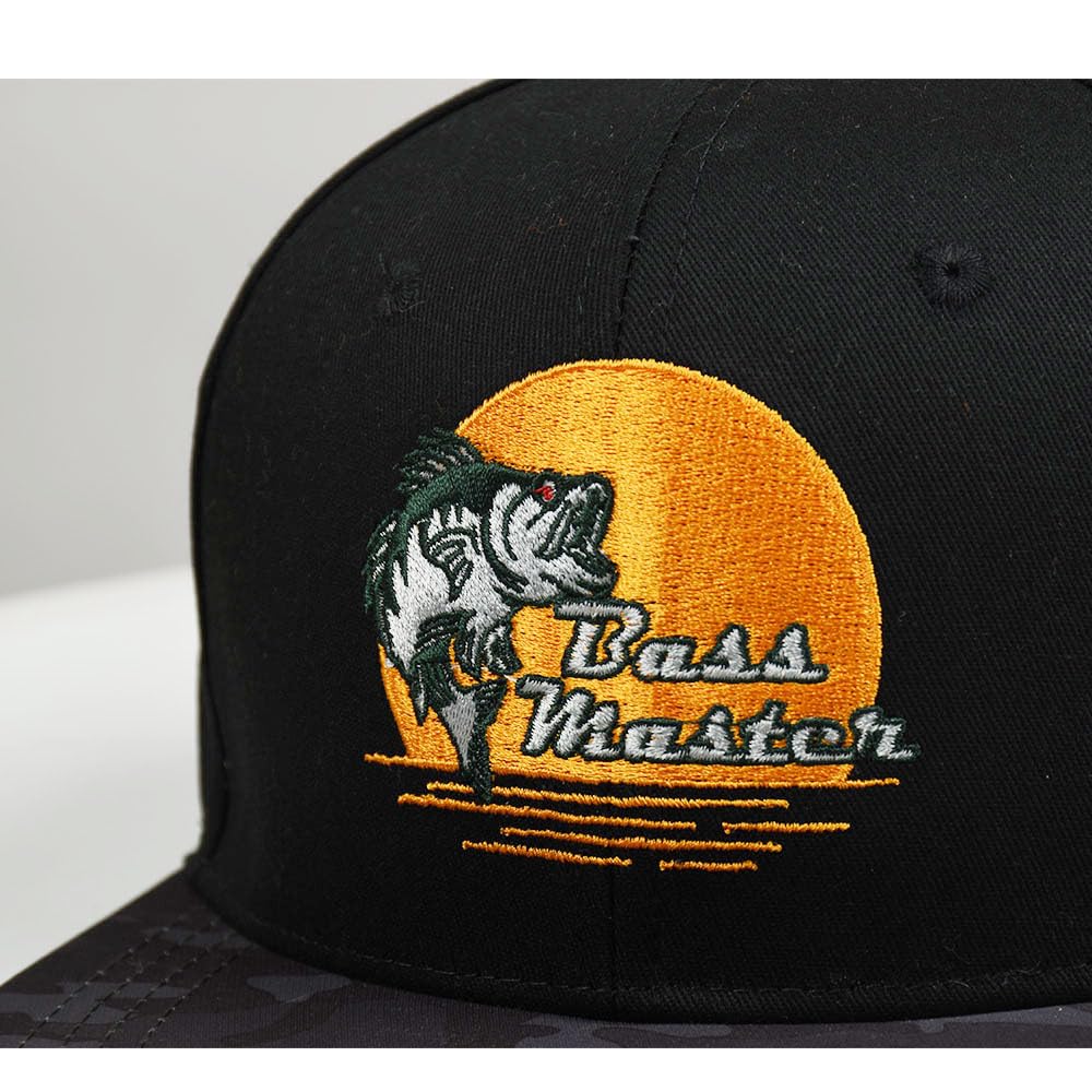 EDTREK bass master hat back closure provides adjustable comfort for a custom fit.