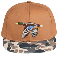 edtrek outdoorsman hat side view shows camo details and flat brim for versatile wear