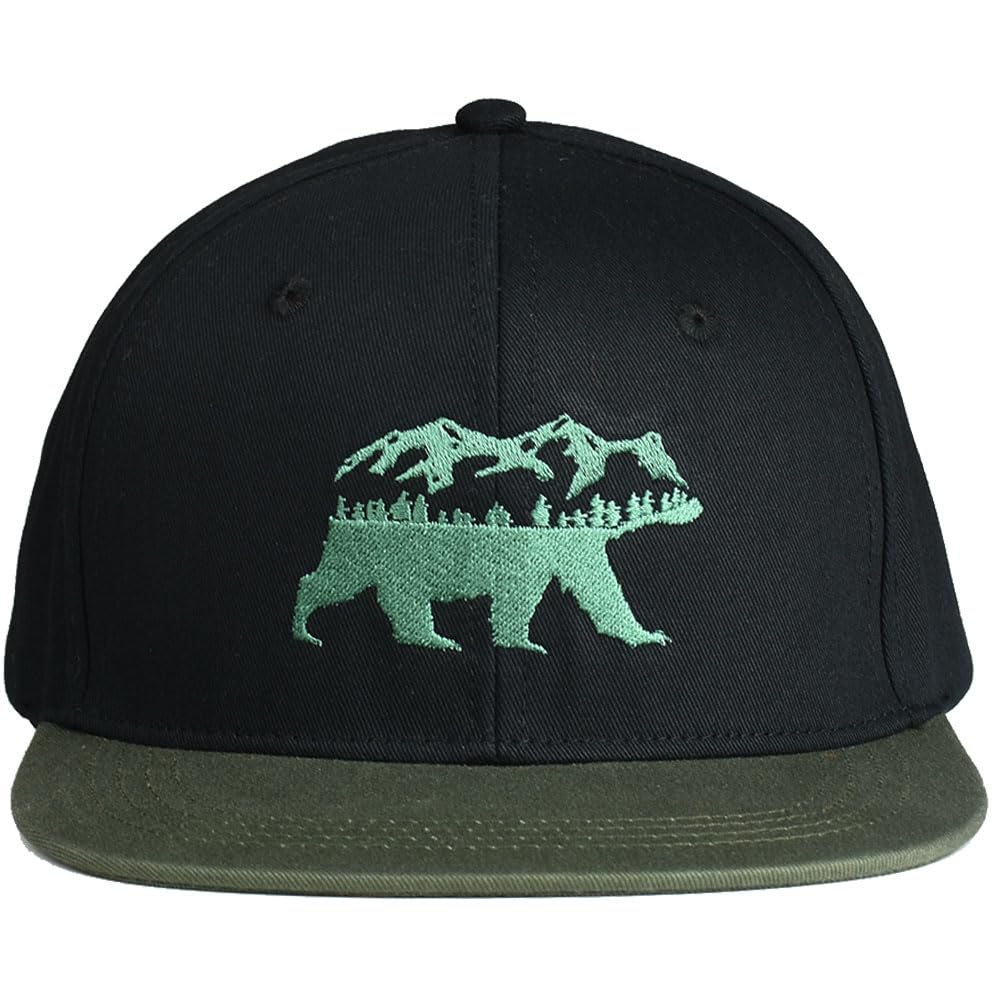 EDTREK snapback with flat brim side view highlighting breathable performance and quick-dry sweatband