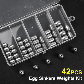 Iron egg weights close-up