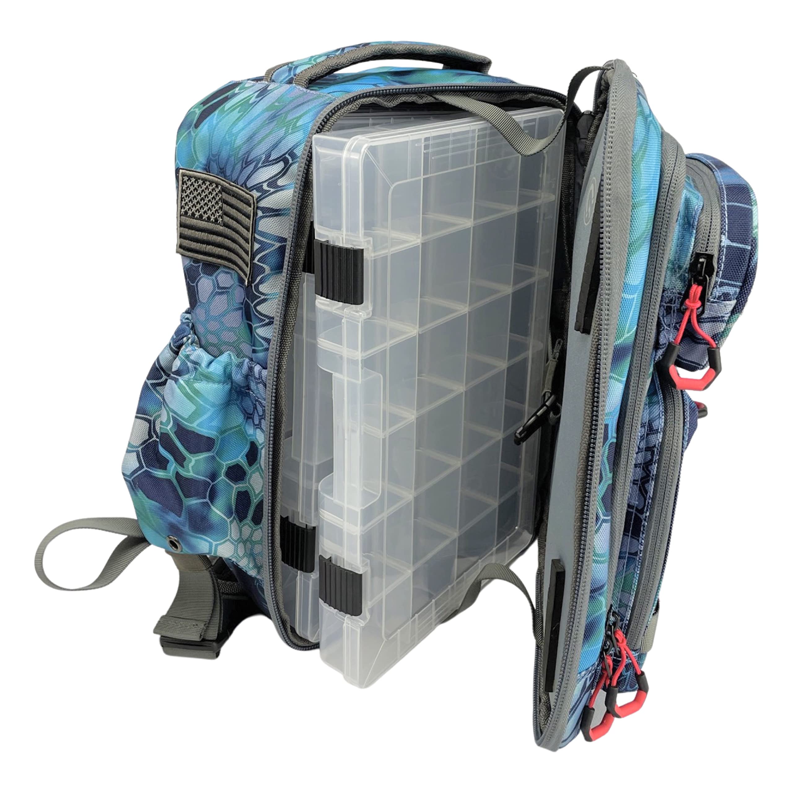 Water resistant 1000D nylon material of the Ego Kryptek backpack