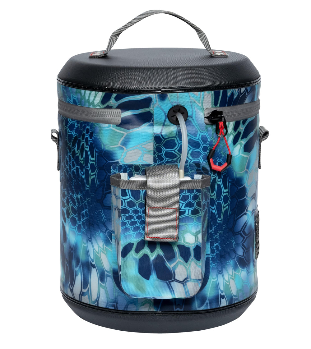 Ego Kryptek TPU Fish Weigh-In Cooler with shoulder strap for easy transport