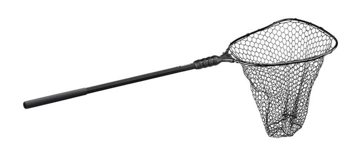 Ego S1 Slider Net with telescoping handle for easy reach on boats.