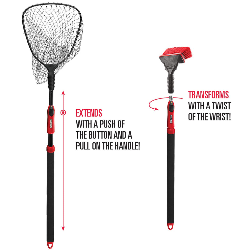 Ego S2 Slider Net with mesh options for different fishing conditions.
