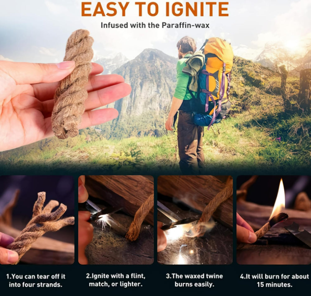egreen spark ignition action to start a fire outdoors