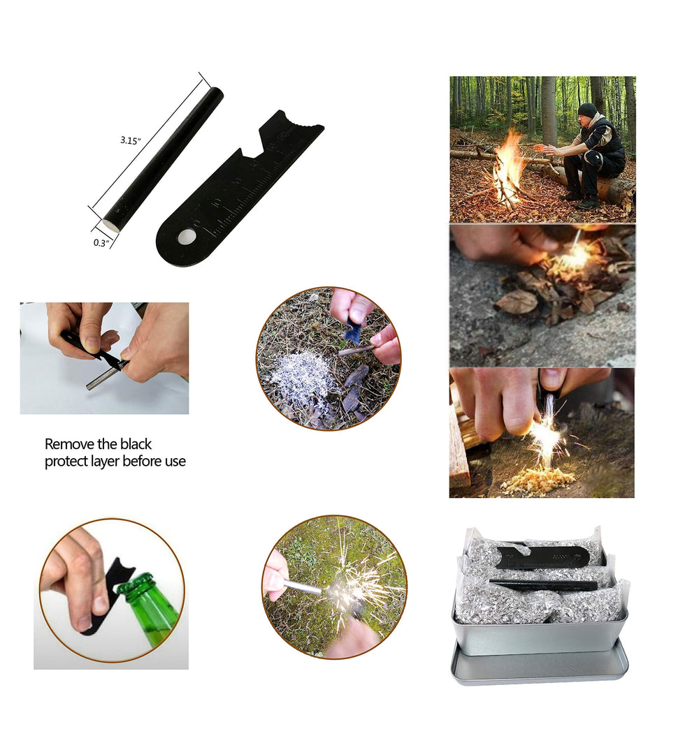 eGreen tin container with kit ready for backpacking