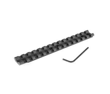 EGW Mossberg late-model rail mount enables versatile picatinny accessory mounting.