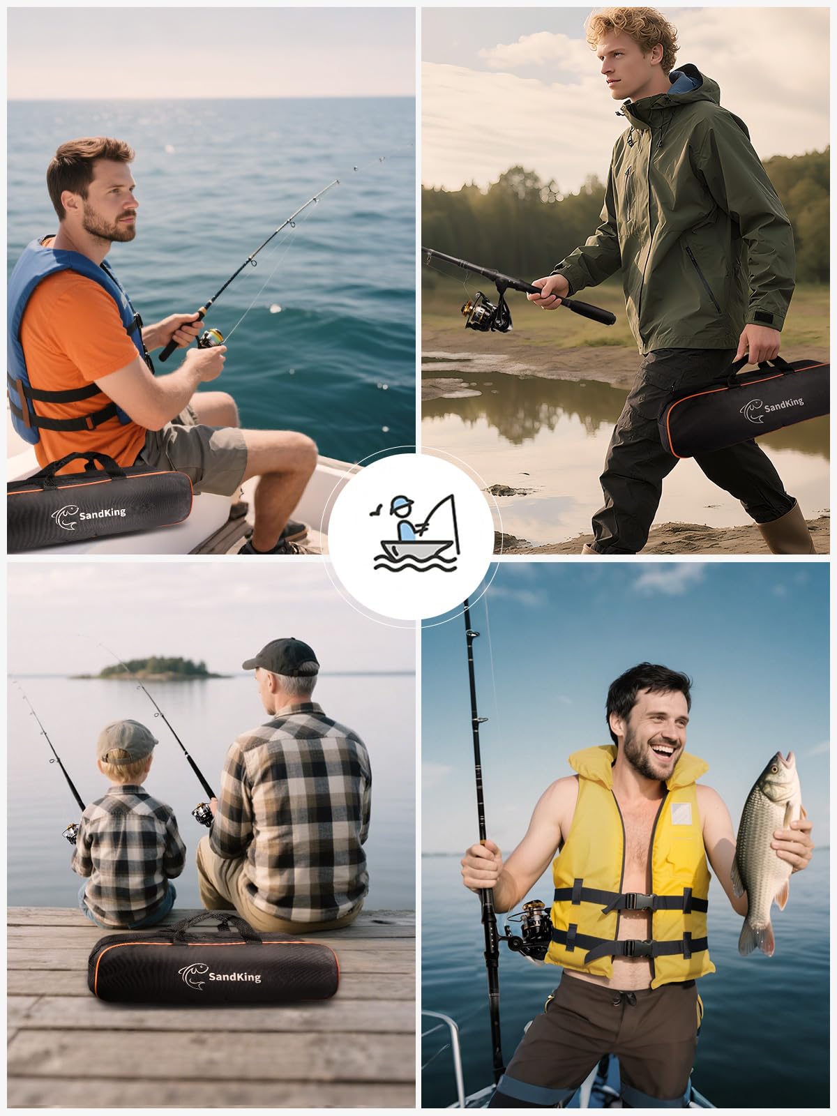 Ehowdin carry bag keeps gear organized for travel, camping, or beach trips.